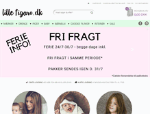 Tablet Screenshot of lillefigaro.dk